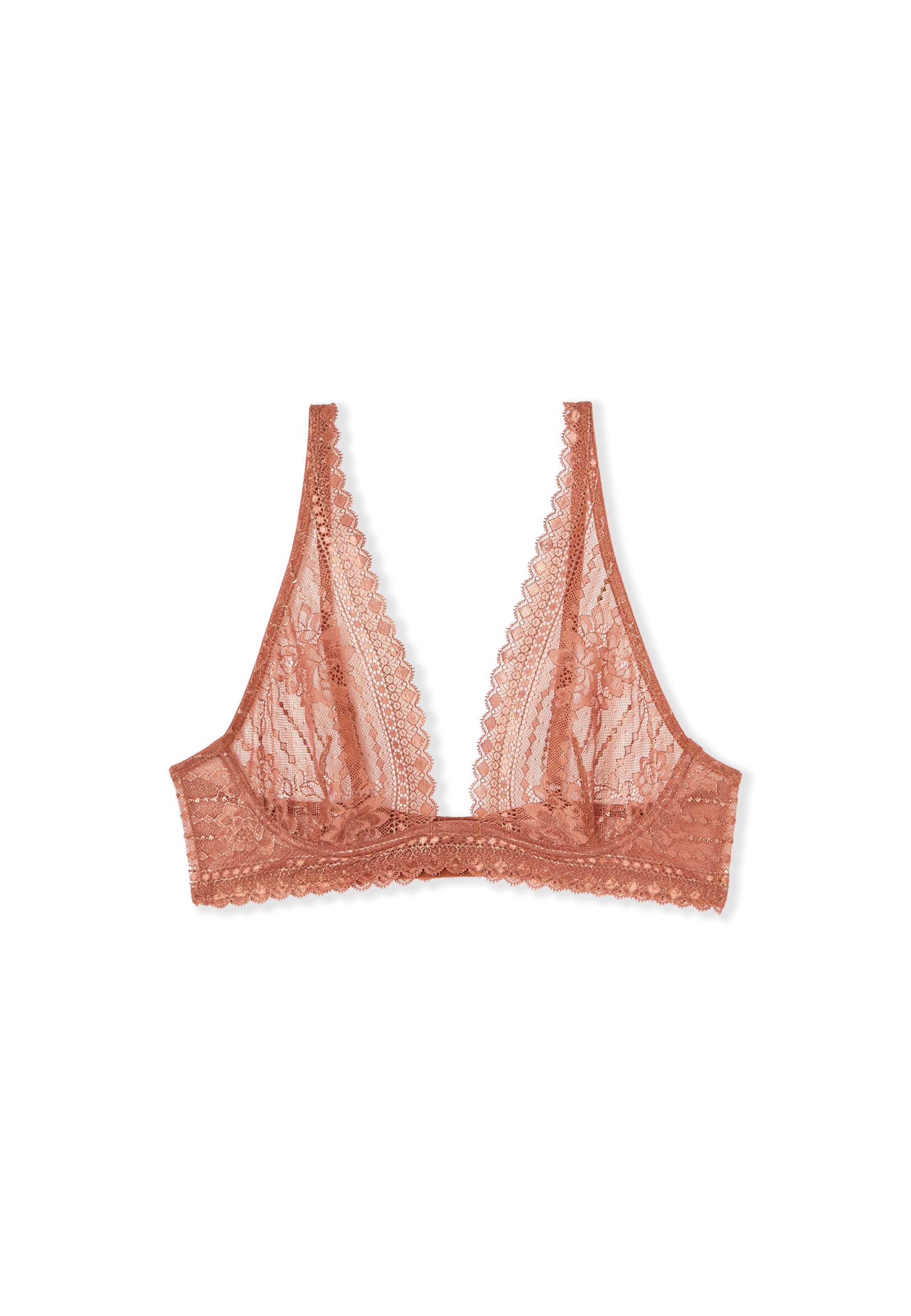 Reggiseno 'Panama' di ETAM in bronzo: frontale