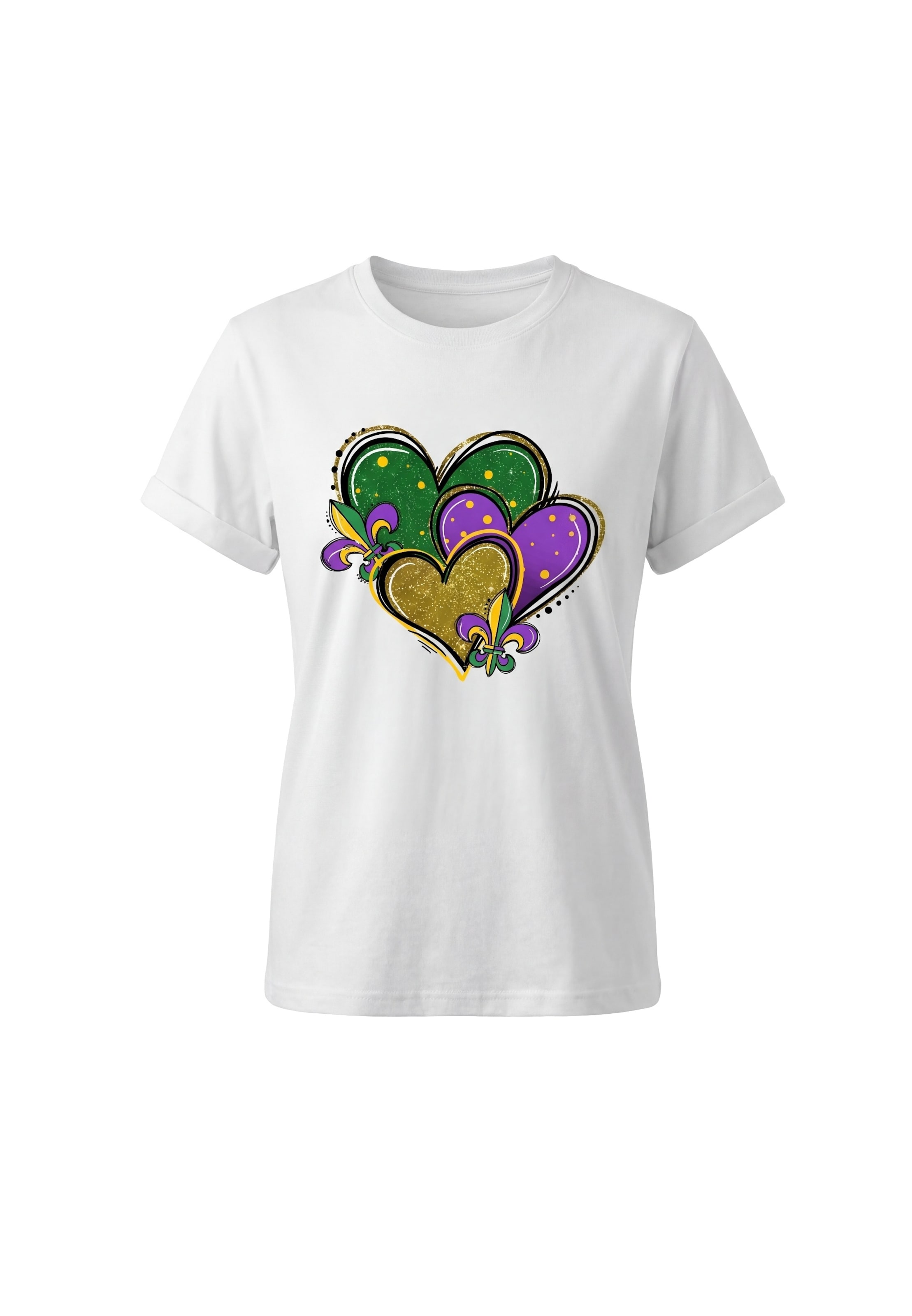 T-shirt usha BLUE LABEL en blanc : devant