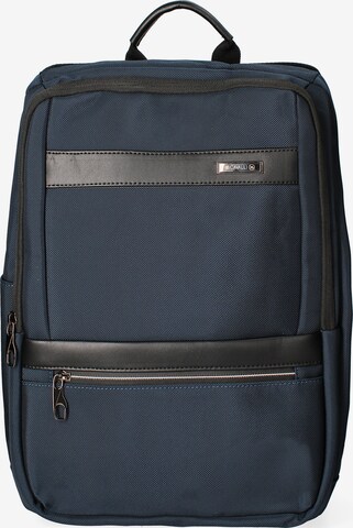 Zaino di B. Cavalli in blu: frontale
