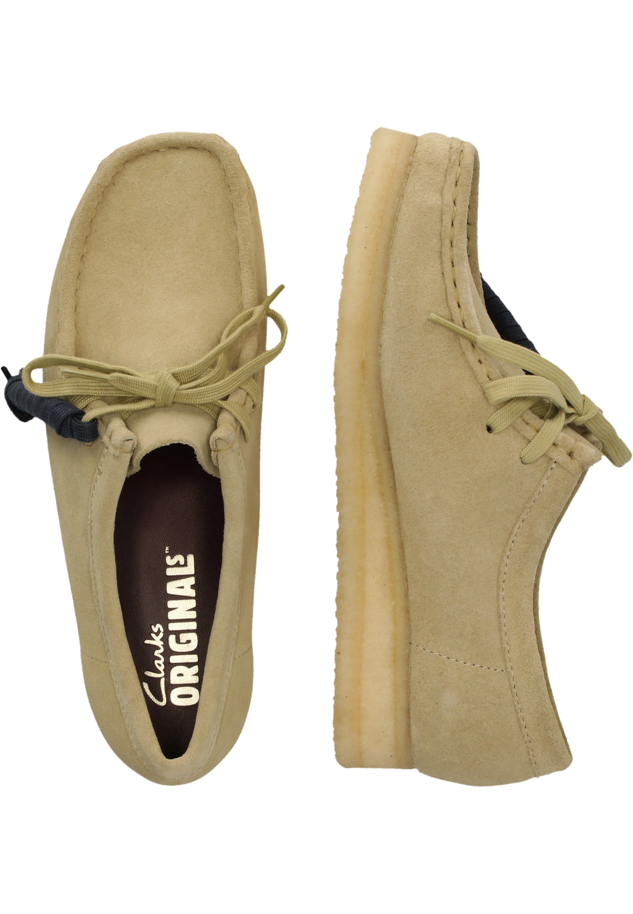 CLARKS Moccasin 'Wallabee' in Beige