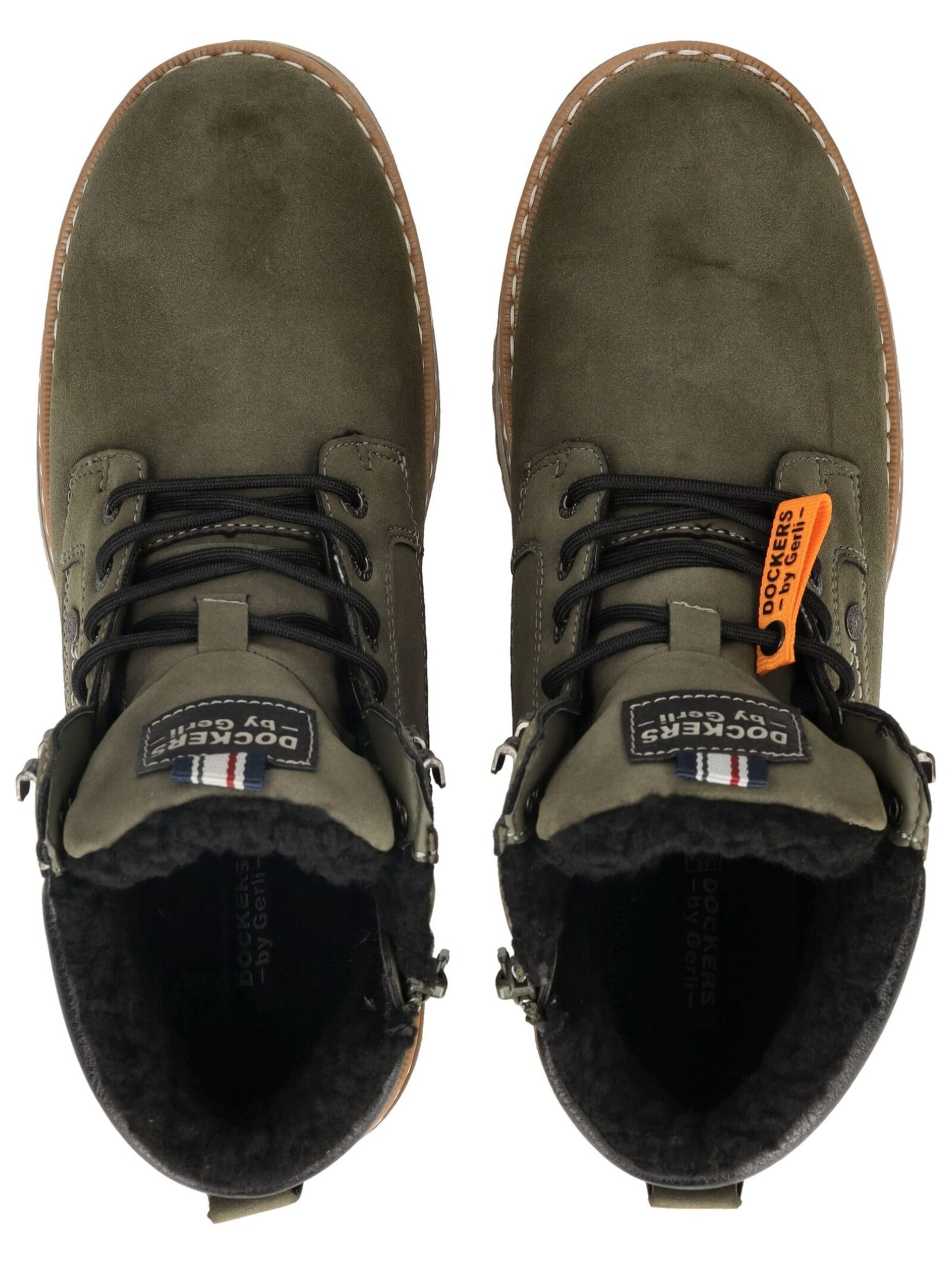 Bottines à lacets Dockers by Gerli en vert