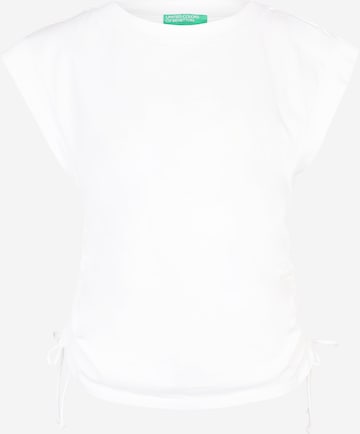 UNITED COLORS OF BENETTON Shirt in White: front