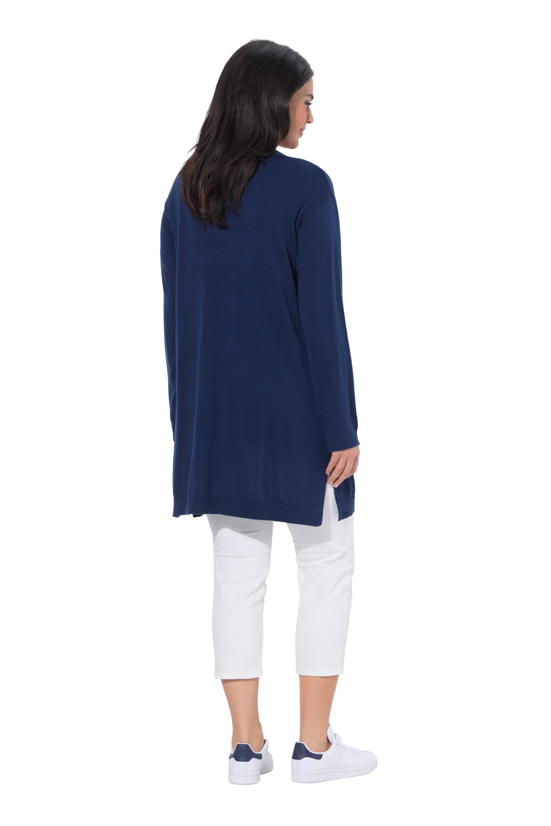 Ulla Popken Gebreid vest in Blauw