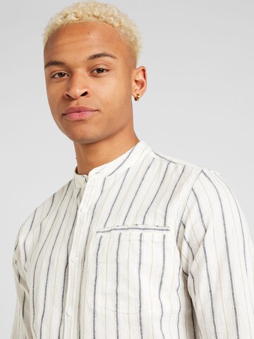 QS Regular fit Button Up Shirt in White