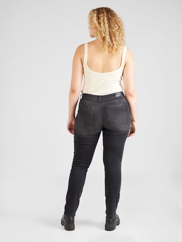 ONLY Carmakoma Slimfit Jeans 'Eva' in Zwart