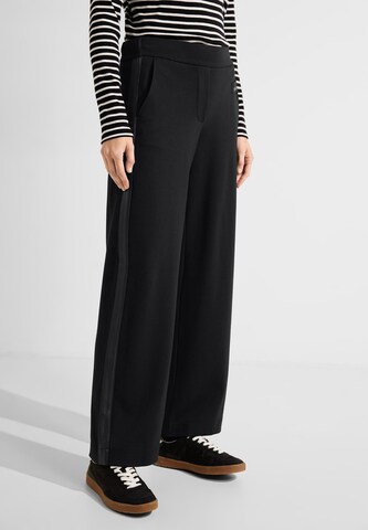 CECIL Wide leg Pants in Black: front