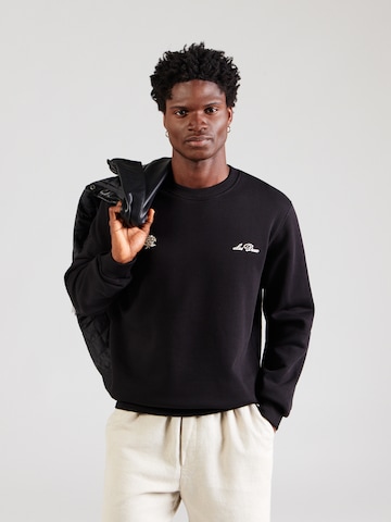 Les Deux - Sudadera en negro: frente