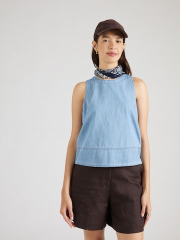 UNITED COLORS OF BENETTON Blouse in Blue: front