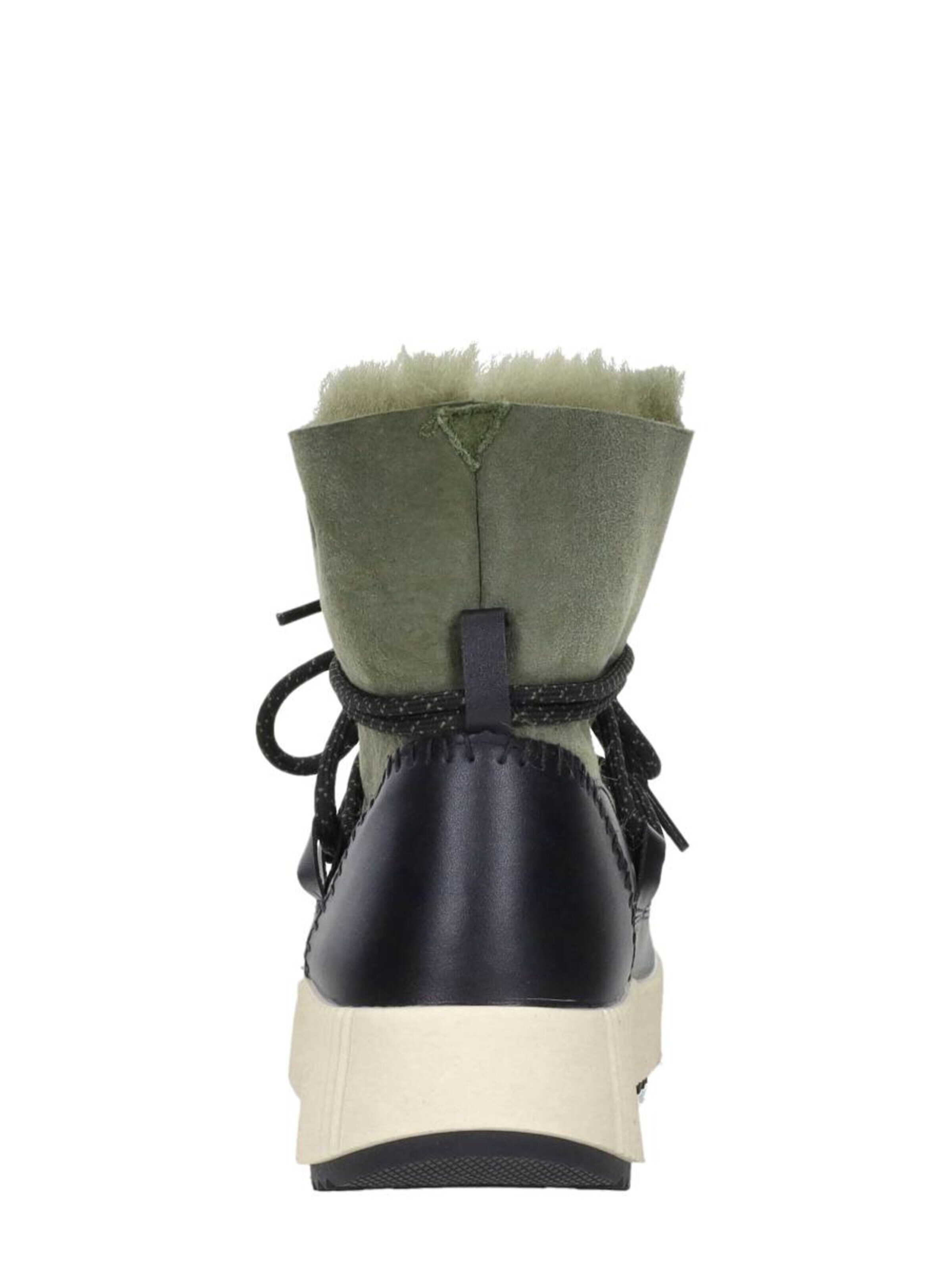 Palpa Boots 'Enkellaarsjes Plat' in Groen