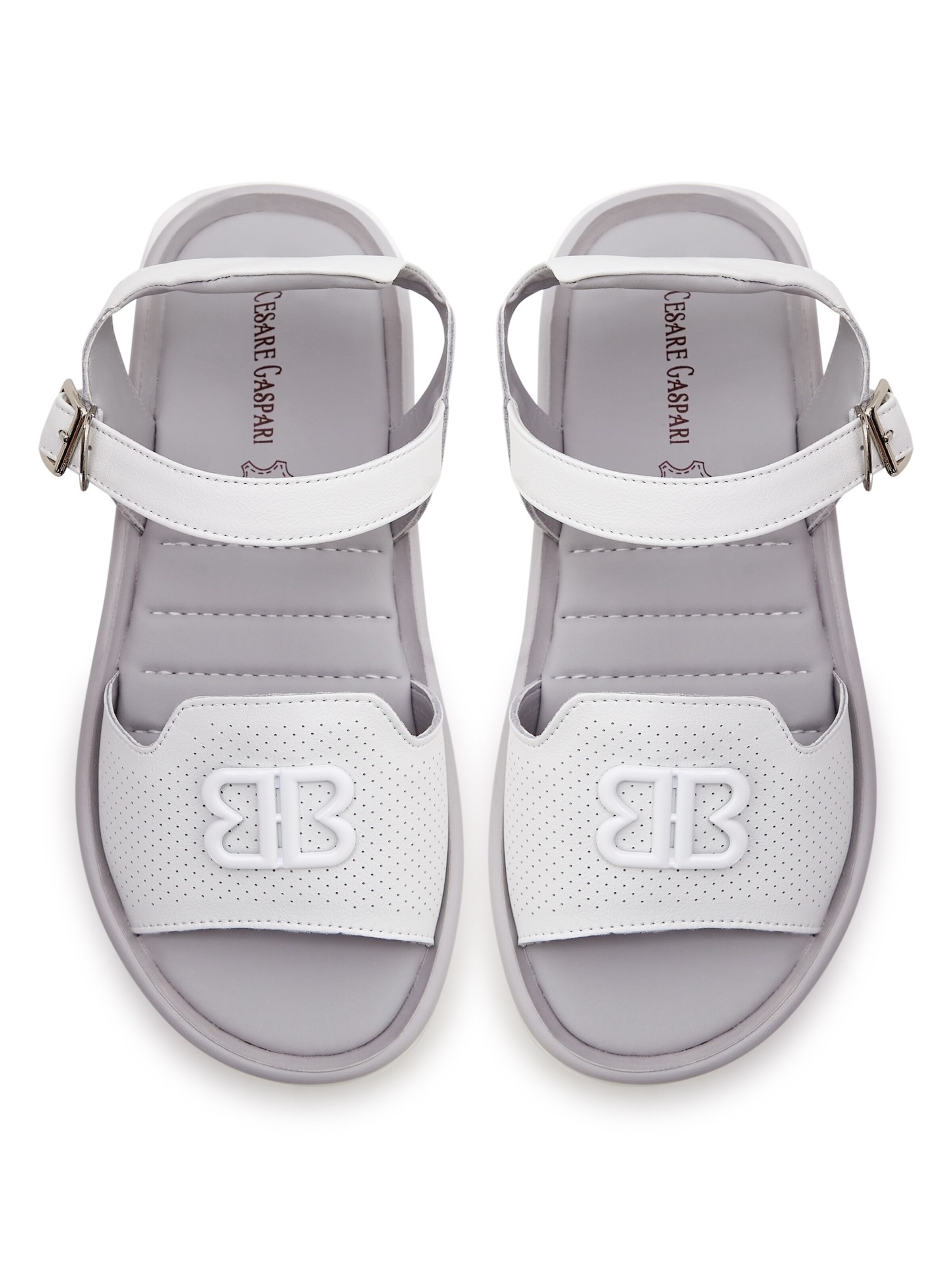 CESARE GASPARI Sandals in White
