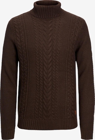 JACK & JONES Sweater 'Craig' in Brown: front