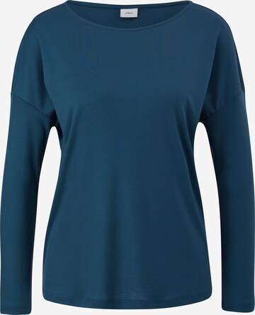 s.Oliver BLACK LABEL - Camiseta en azul: frente