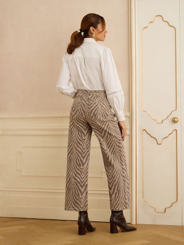 love & roses Wide leg Jeans in Bruin