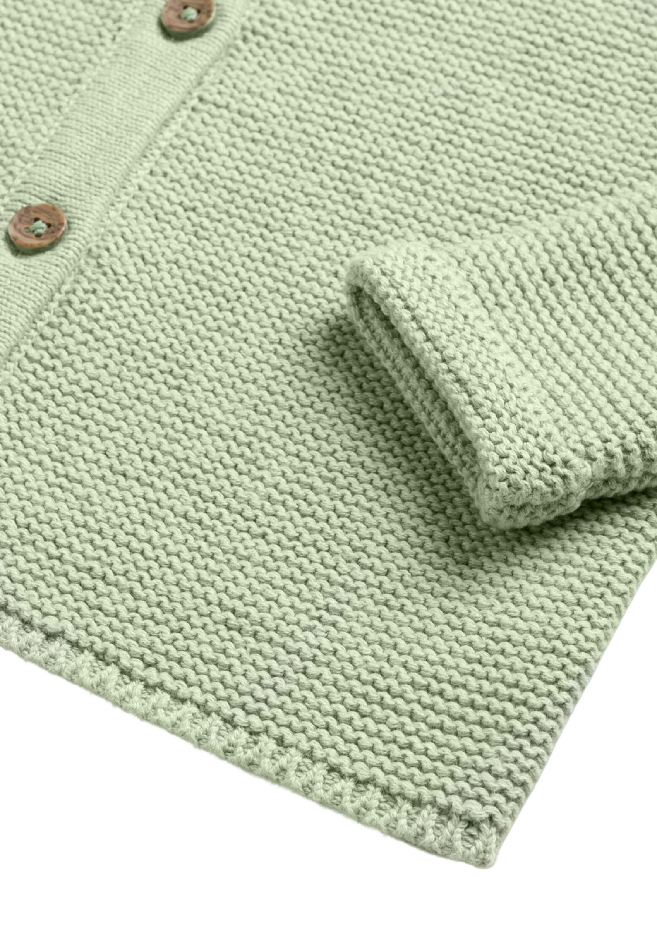 Stellou & Friends Gebreid vest in Groen