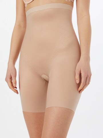 Pantalon modelant SPANX en beige : devant