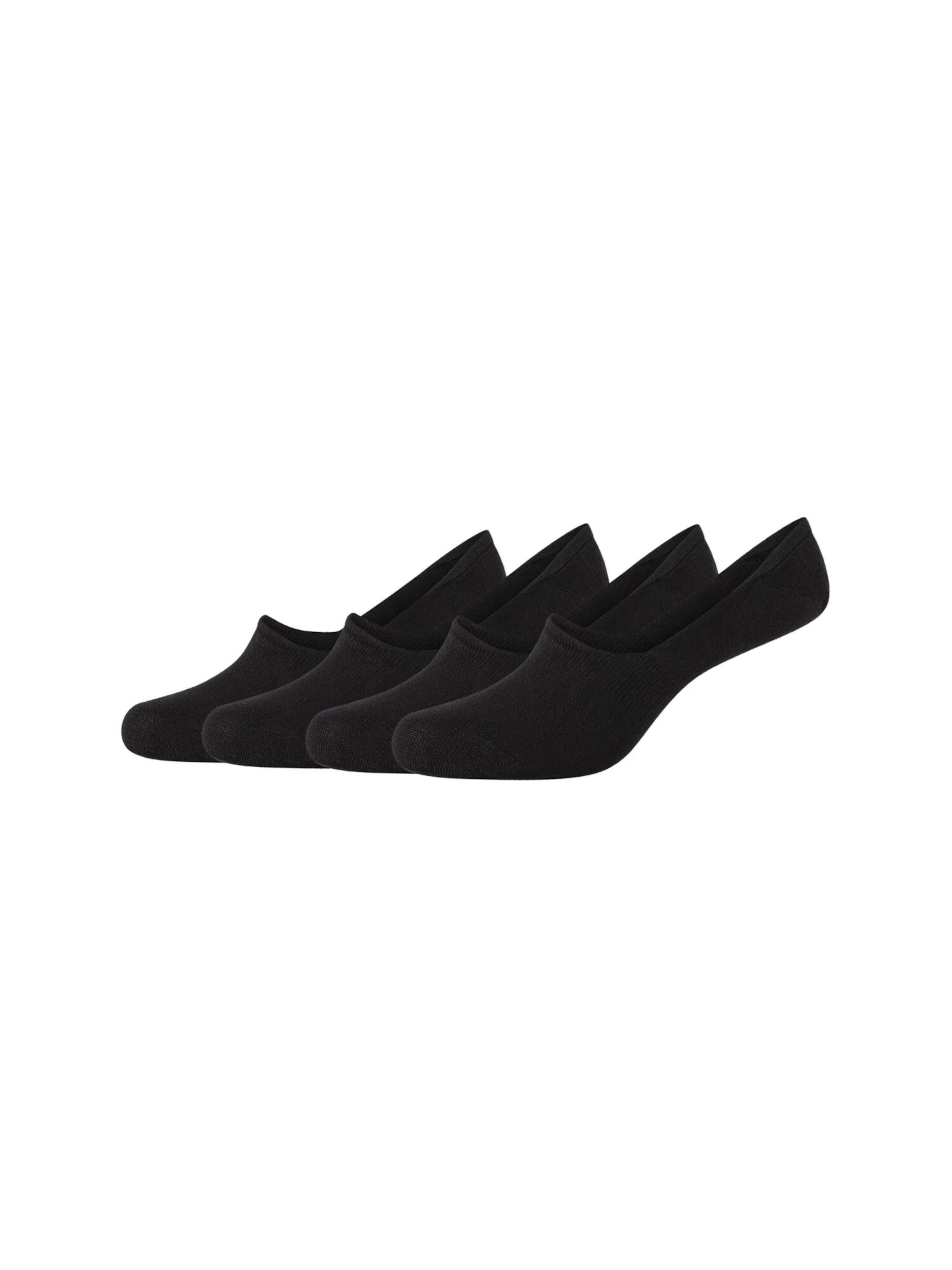 s.Oliver Füßlinge in Schwarz: Vorderseite