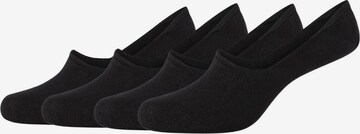 s.Oliver Ankle Socks in Black: front