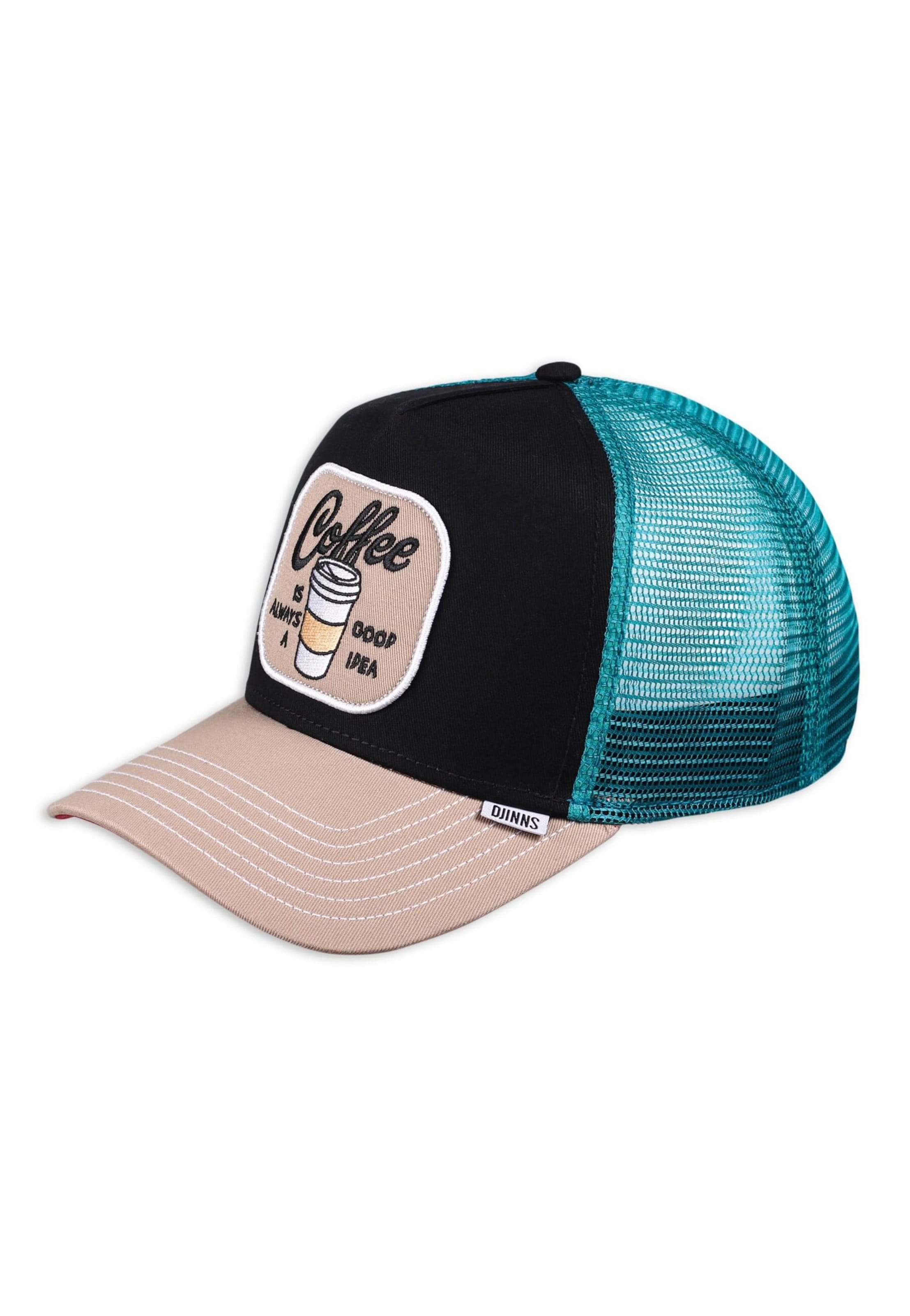 DJINNS Cap in Beige: front