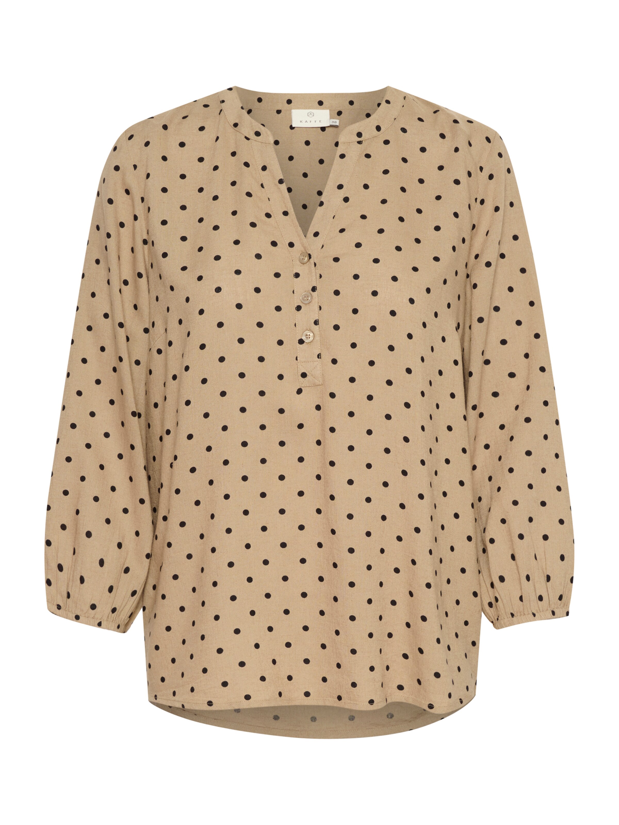 Kaffe Blouse 'KAMilia' in Beige: voorkant