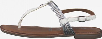 Tongs TAMARIS en blanc