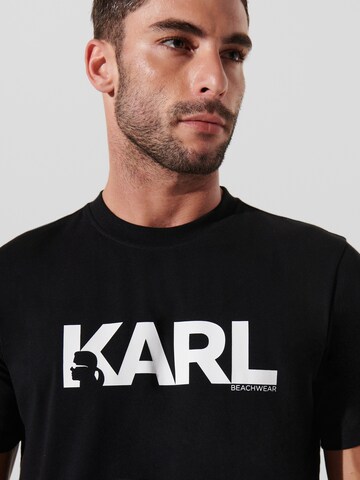 Tricou de la Karl Lagerfeld pe negru