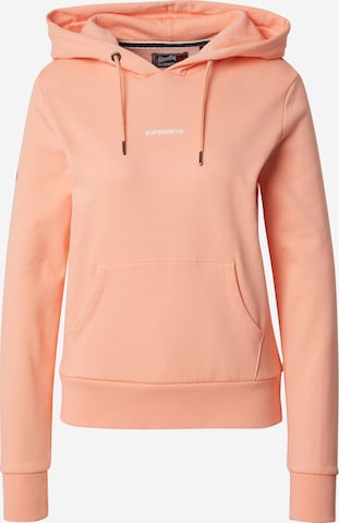 Bluză de molton de la Superdry pe roz: față