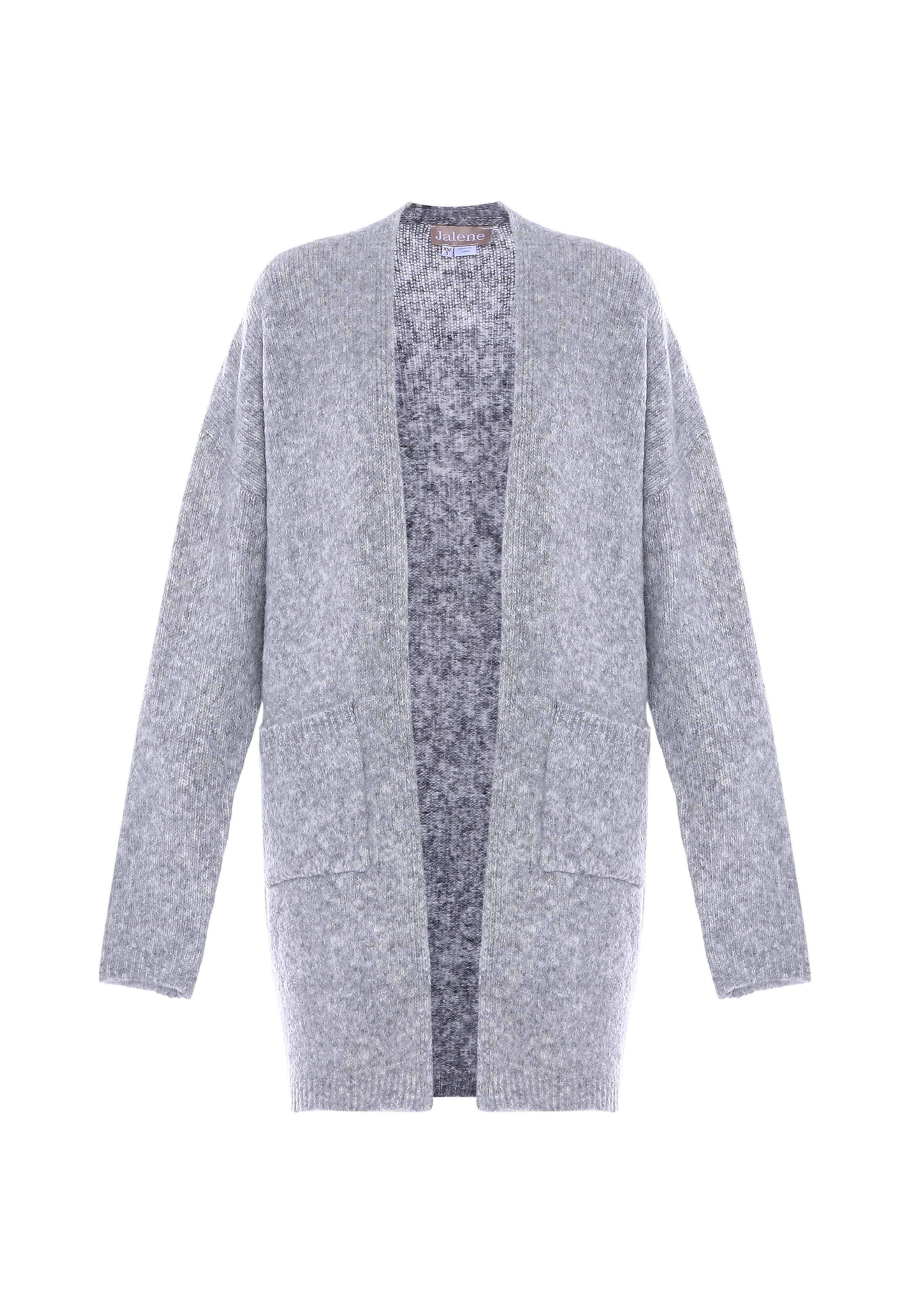 Jalene - Casaco de malha em cinzento: frente
