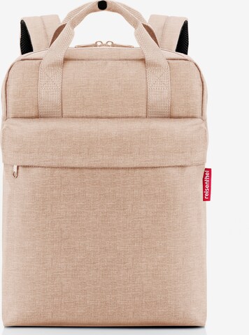 REISENTHEL Backpack in Brown: front
