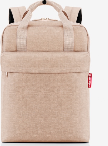 REISENTHEL Backpack in Brown: front