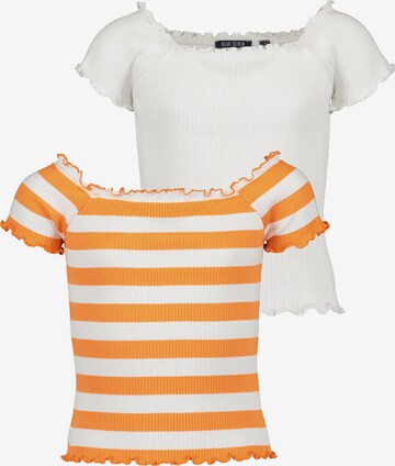 BLUE SEVEN T-shirt i orange: framsida