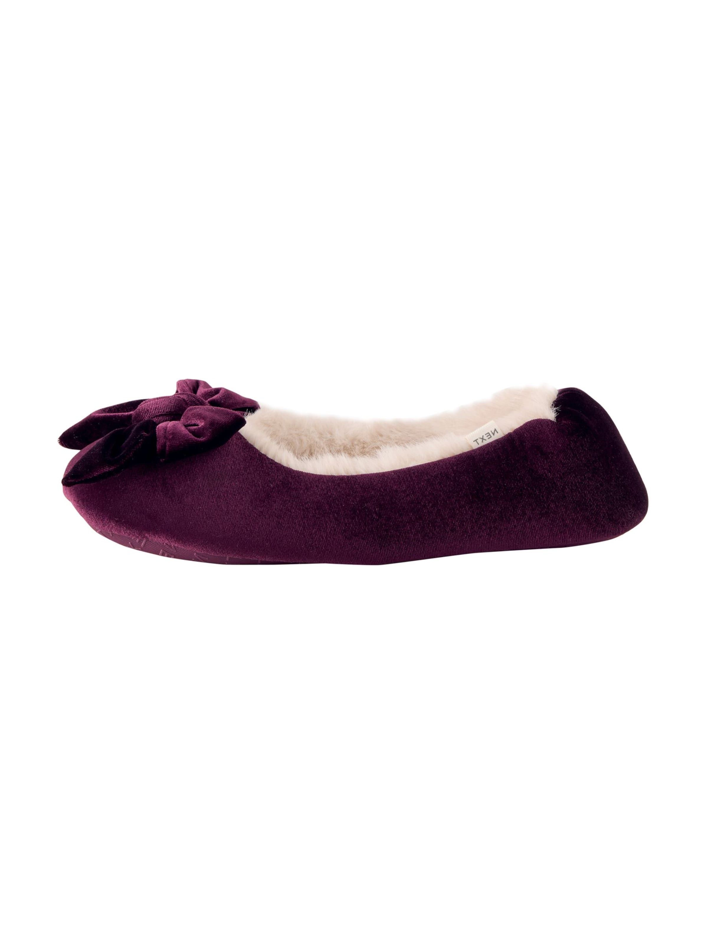 Next - Zapatillas de casa en rojo: frente