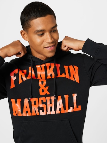 FRANKLIN & MARSHALL Sweatshirt in Zwart