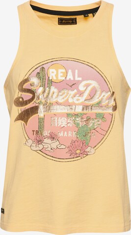 Superdry Top in Gelb: predná strana