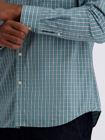 PIERRE CARDIN Regular Fit Hemd im Modern Fit in Blau