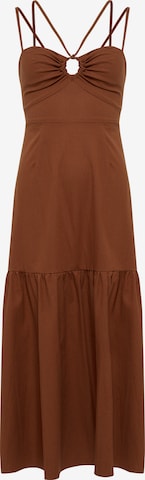 Robe 'MARLEY' St MRLO en marron : devant