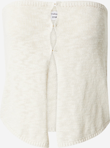 Top di millane in bianco: frontale
