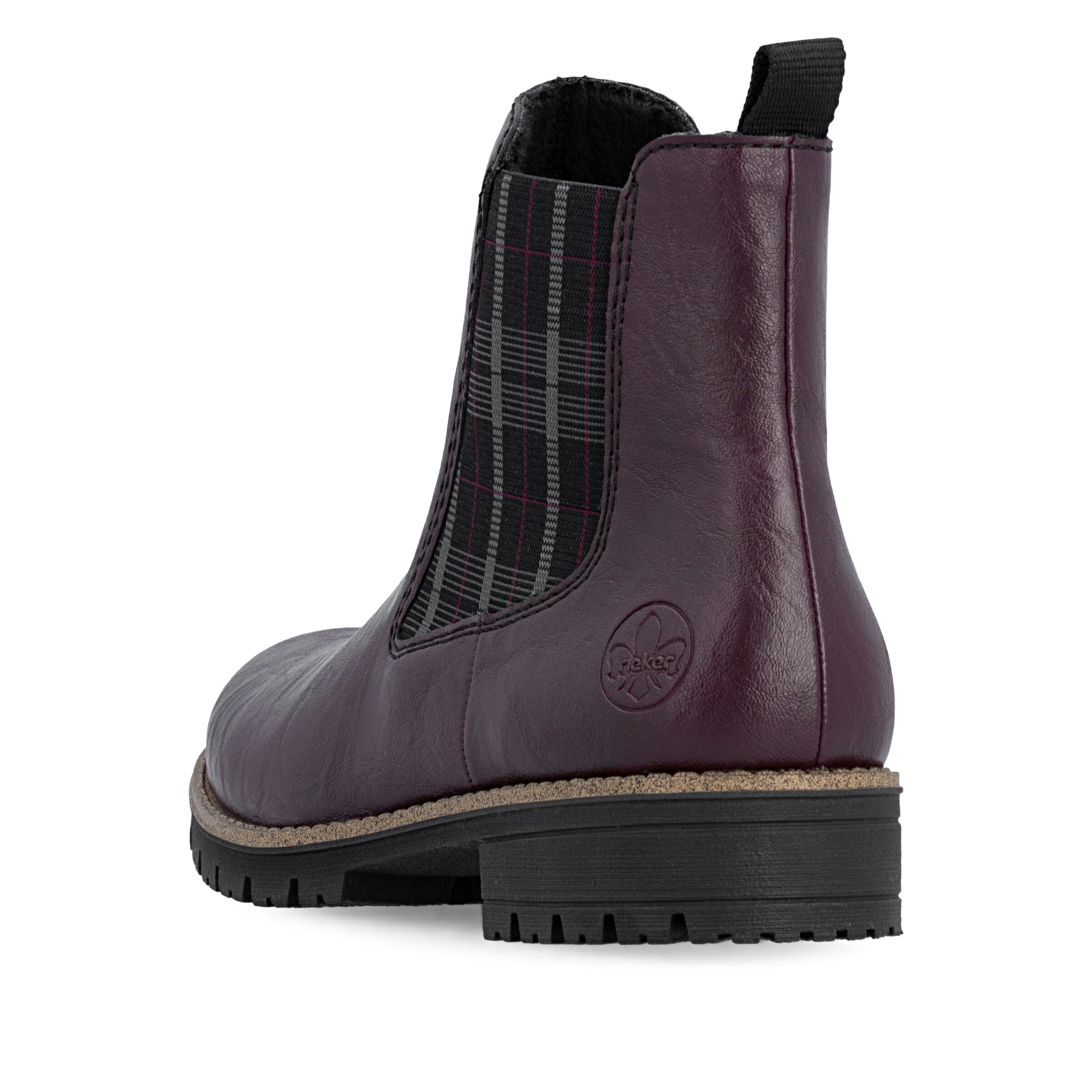Bottines Rieker en rouge
