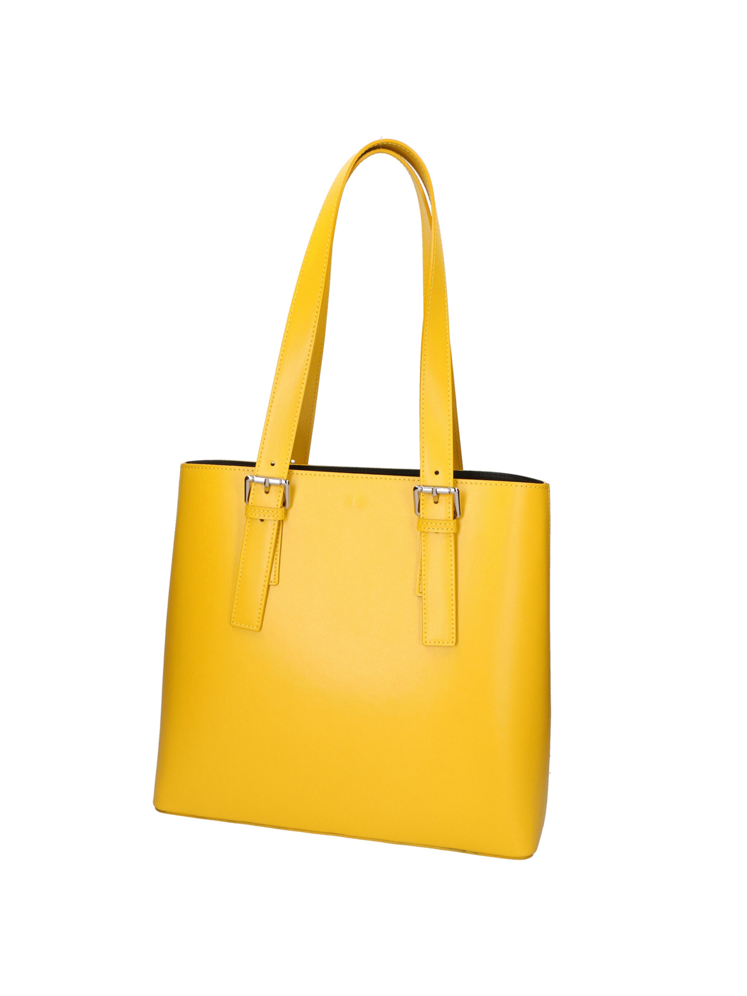 Borsa a spalla di Gave Lux in giallo: frontale