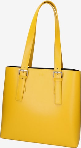 Borsa a spalla di Gave Lux in giallo: frontale