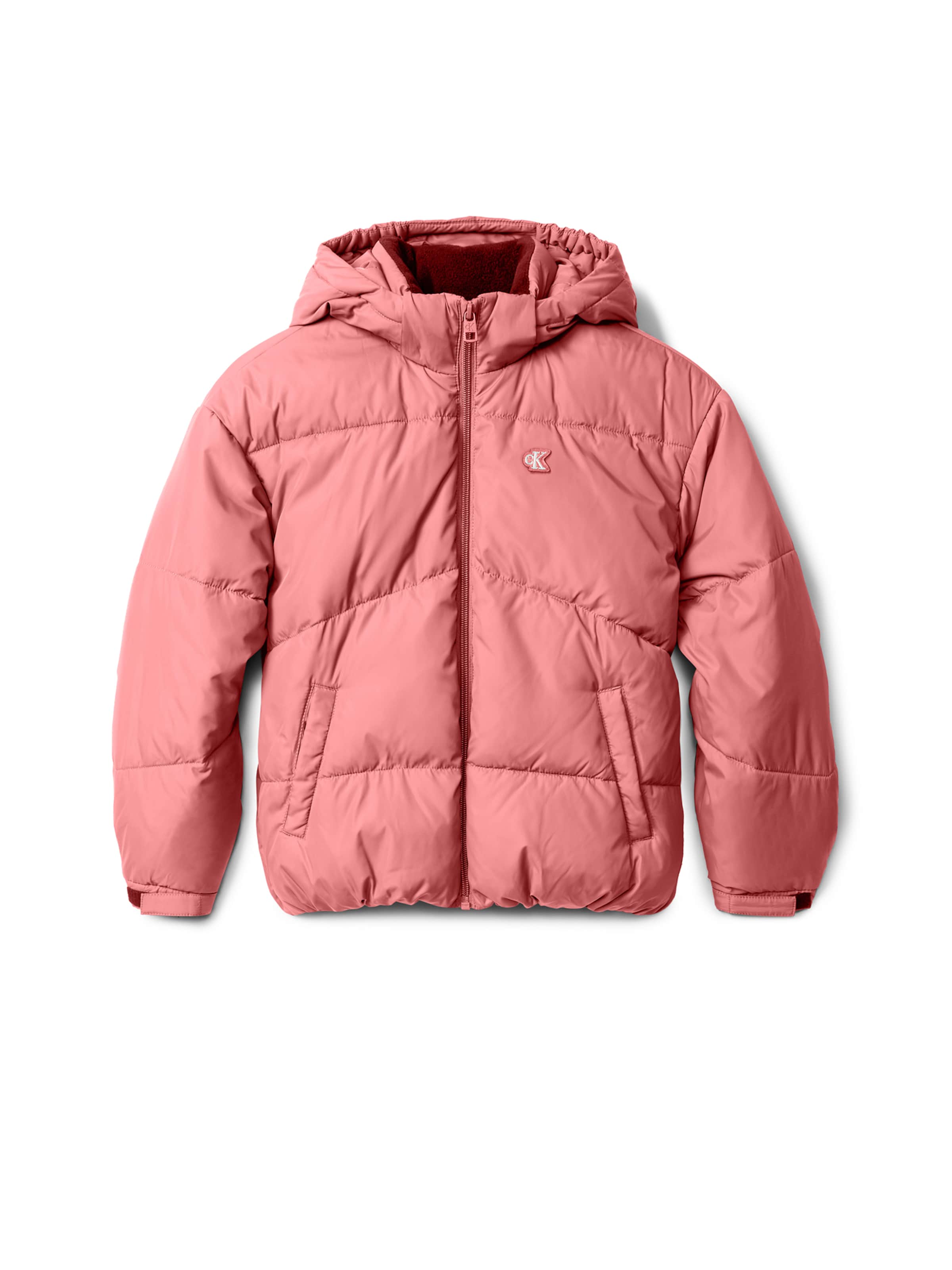 Calvin Klein Jeans Prehodna jakna | vijolična barva: sprednja stran