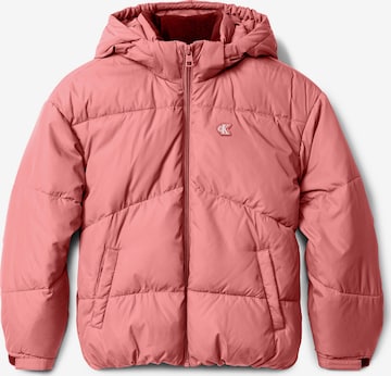 Geacă de primăvară-toamnă de la Calvin Klein Jeans pe mov: față