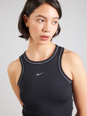 juoda NIKE Sportiniai marškinėliai be rankovių 'ONE'
