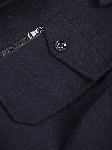 YOUTHUP Winter Coat 'Reverslinie' in Blue