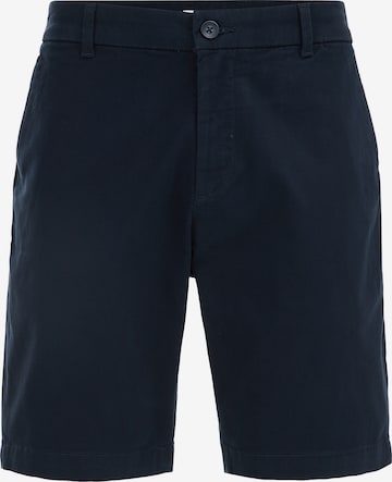 WE Fashion Regular Chino Pants in Blue: front