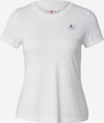 T-shirt Jordan en blanc : devant