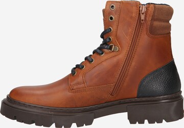 BULLBOXER Lace-Up Boots in Brown