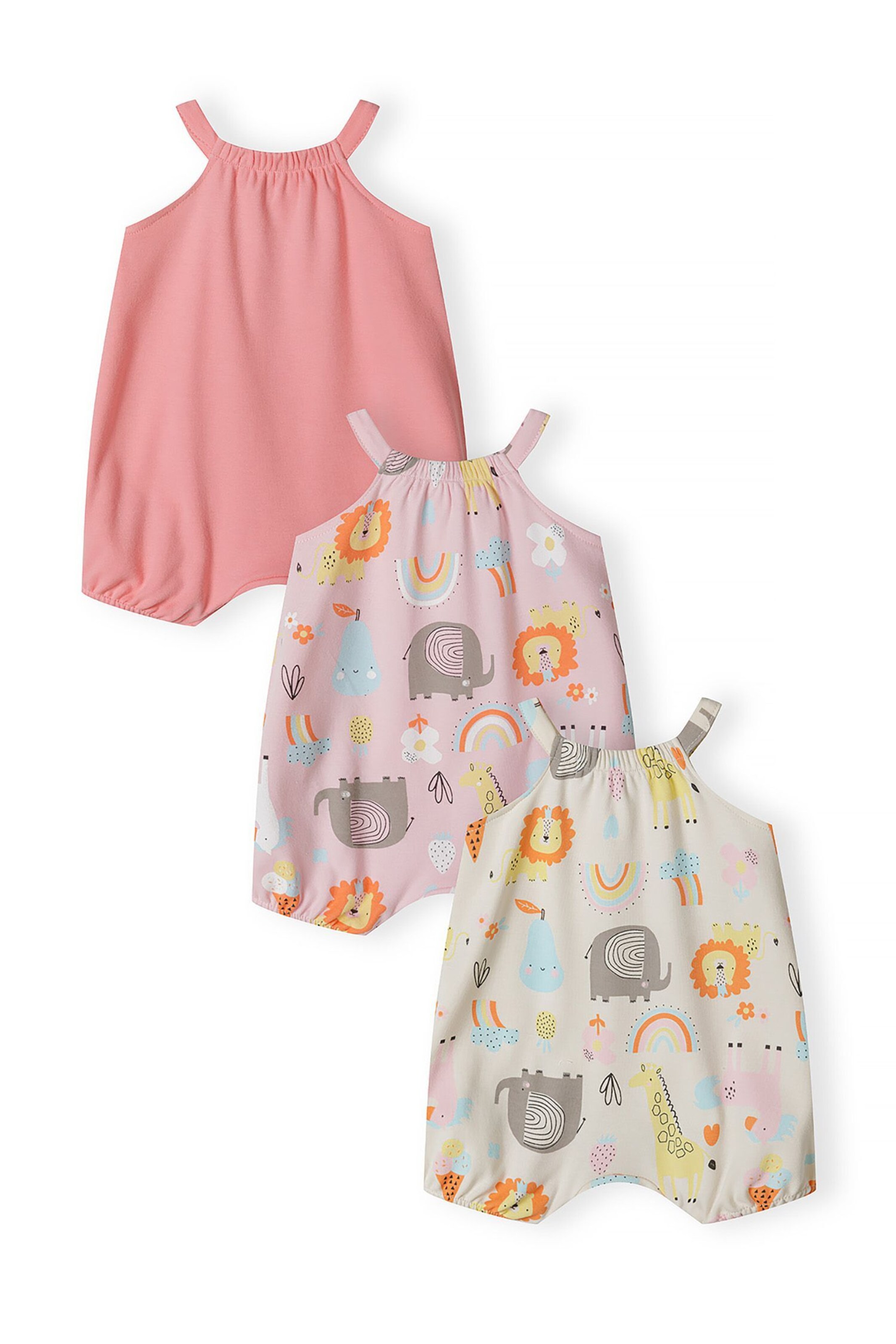 MINOTI Ползунки/боди в Ярко-розовый