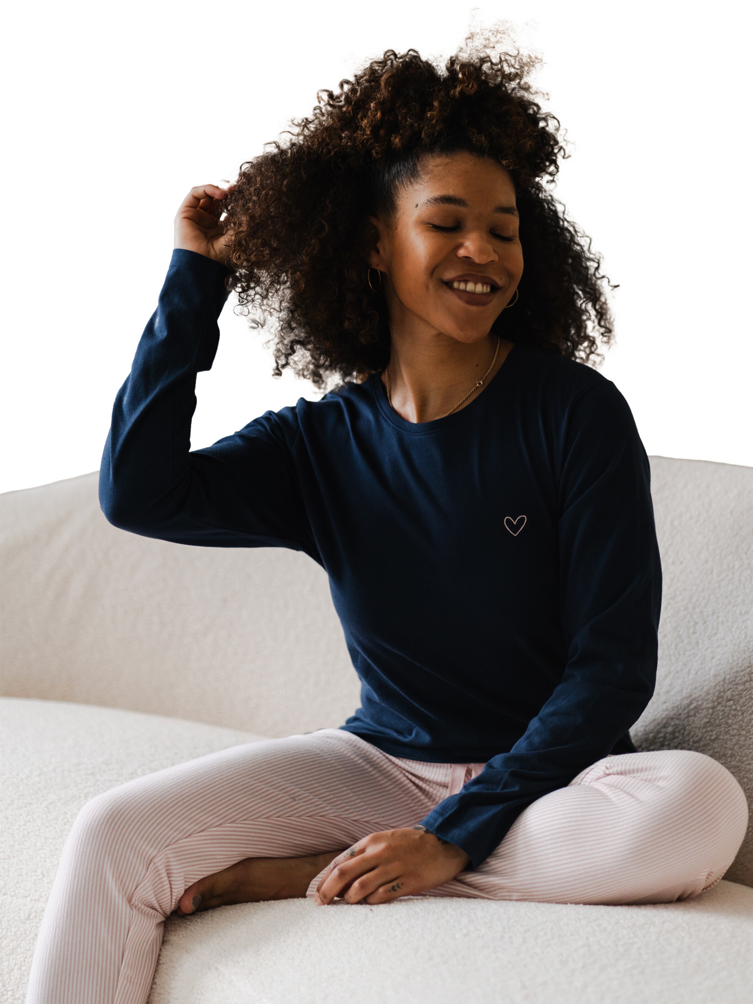 By Louise Longsleeve ' Mix & Match ' in Blau