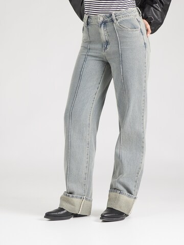 ROUGE EDIT Широкий Джинсы в Синий: спереди