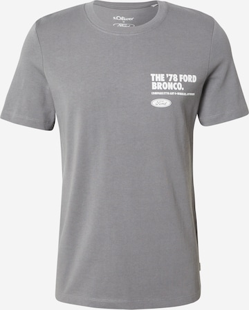s.Oliver T-Shirt in Grau: Vorderseite
